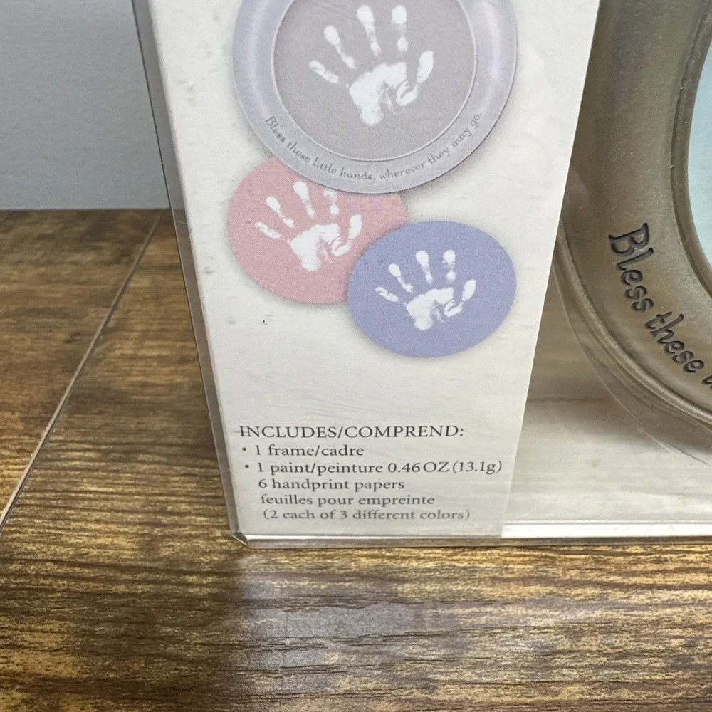 Hallmark‎ My Baptism Handprint Frame Hanging Frame Paint Papers 5.5